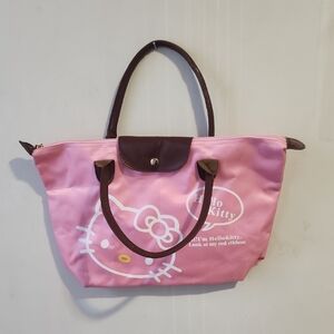 Hello Kitty Pink and Brown Tote Bag